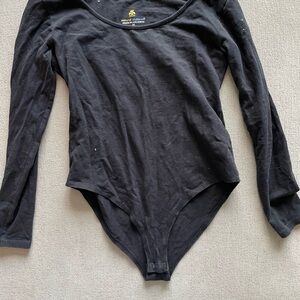 Black Long Sleeve Bodysuit